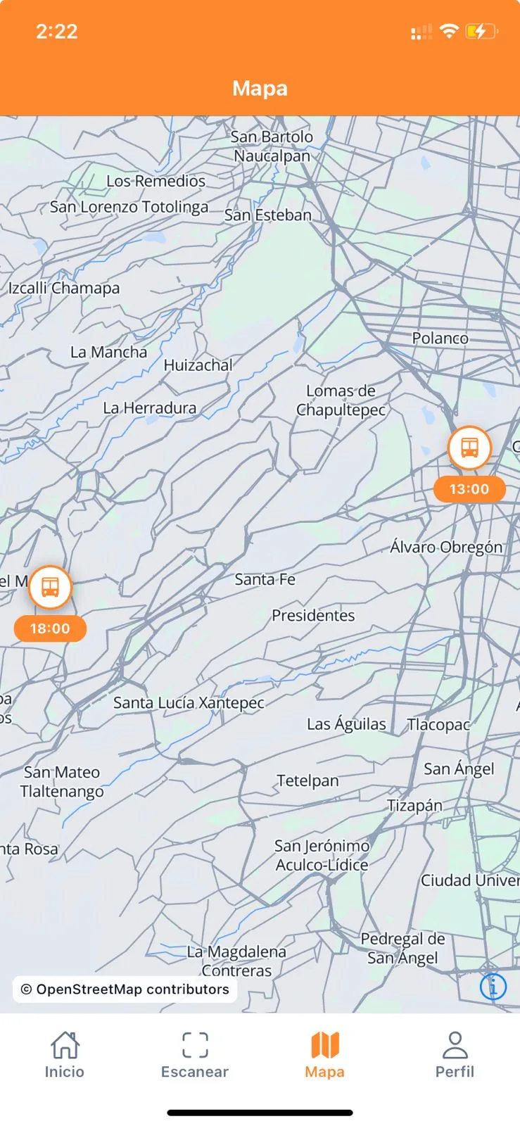 Registro de abordaje con validación de QR, geocerca y estado del viaje